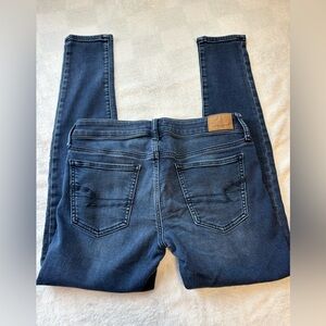 Y2K TWO PAIR BUNDLE Size 8 American Eagle Outfitters Women's Blue Jeans